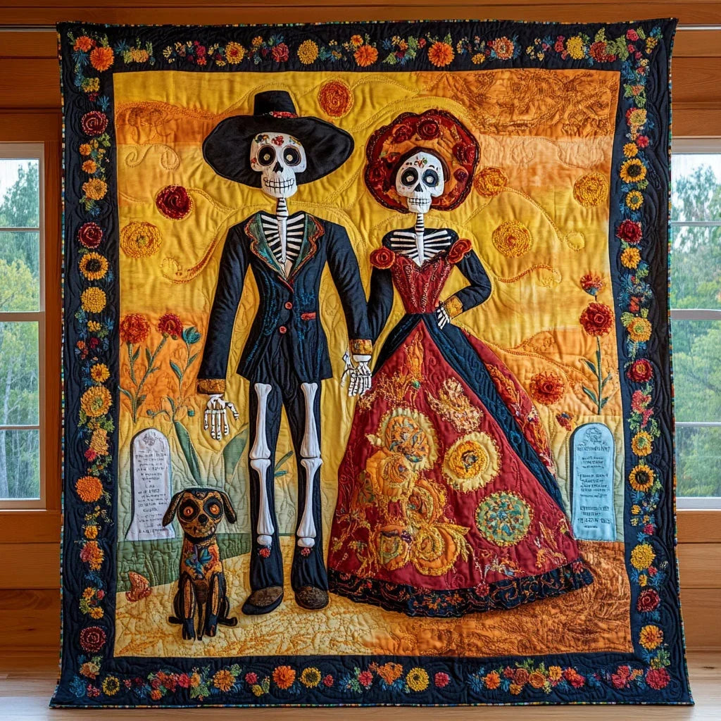 Sunset Stroll Quilt Blanket