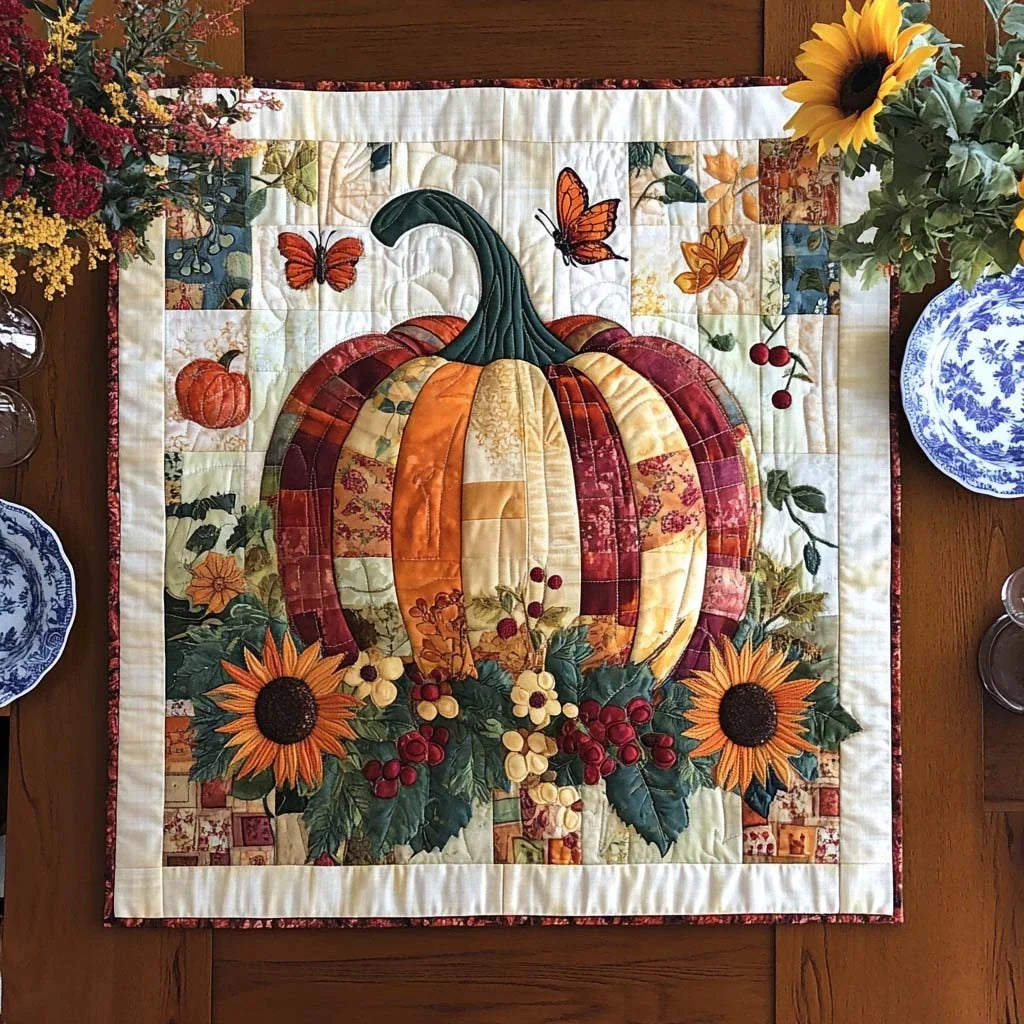 Sweater Season Quilted Table Topper