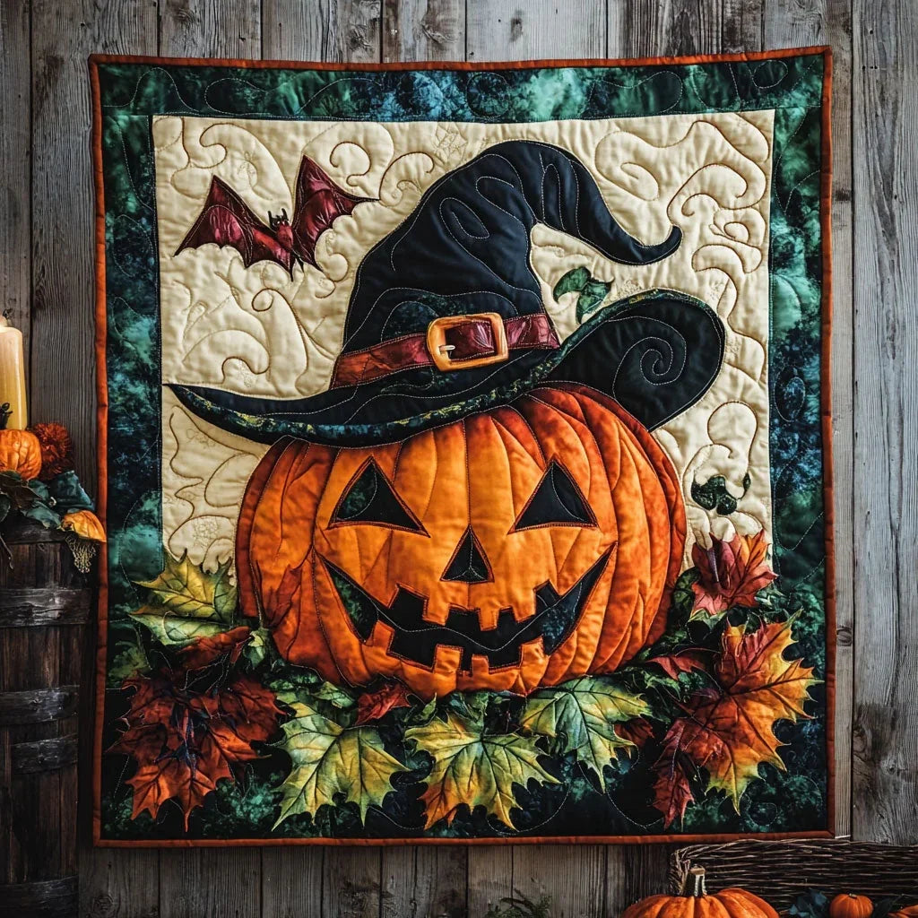 The Bewitched Grin Quilt Blanket