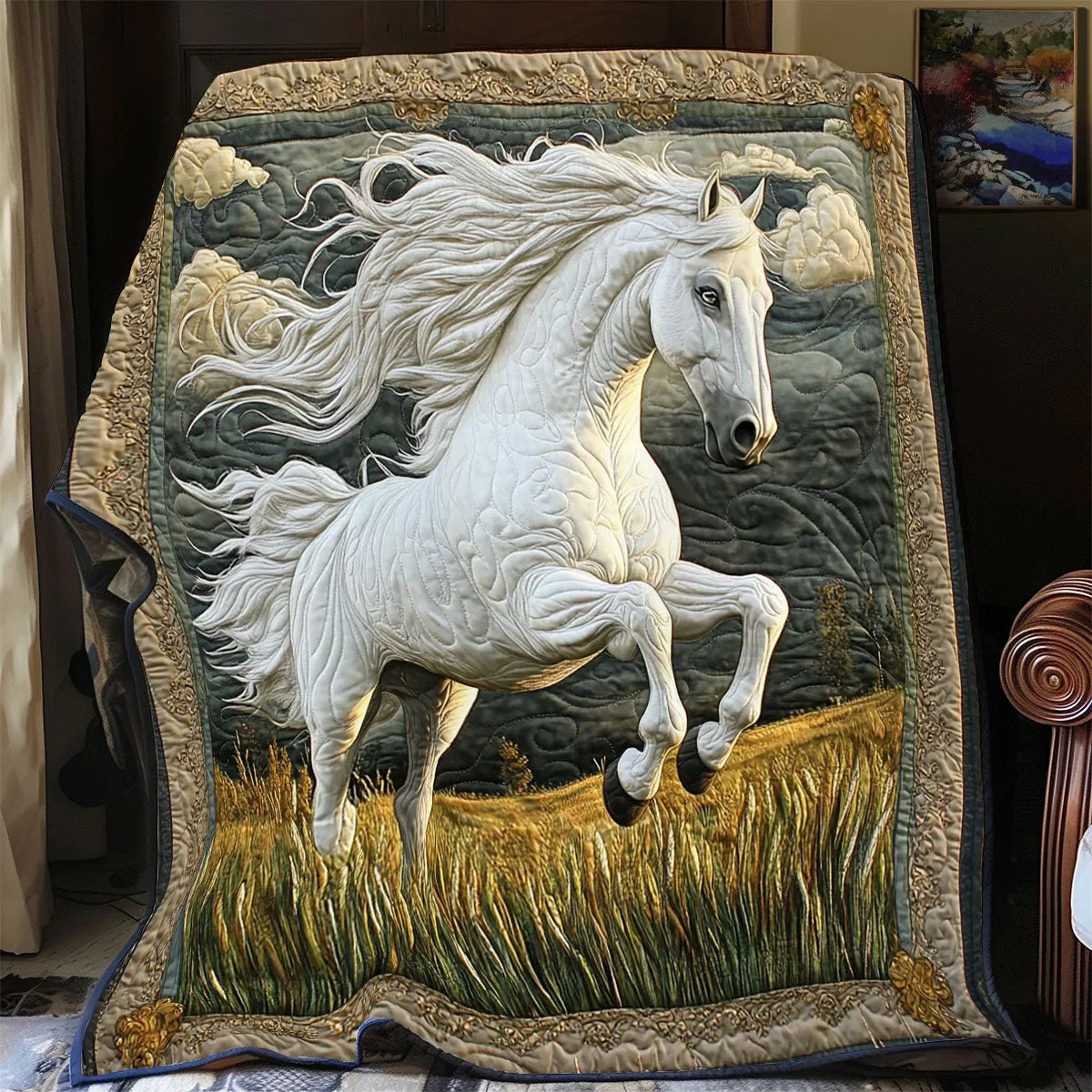The Gallop Grace Quilt Blanket