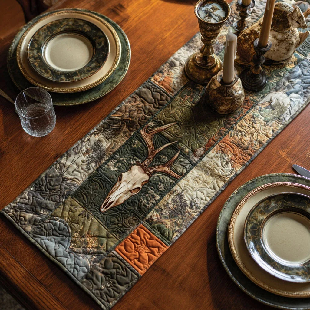 The Great Chase Quilted Table Runner