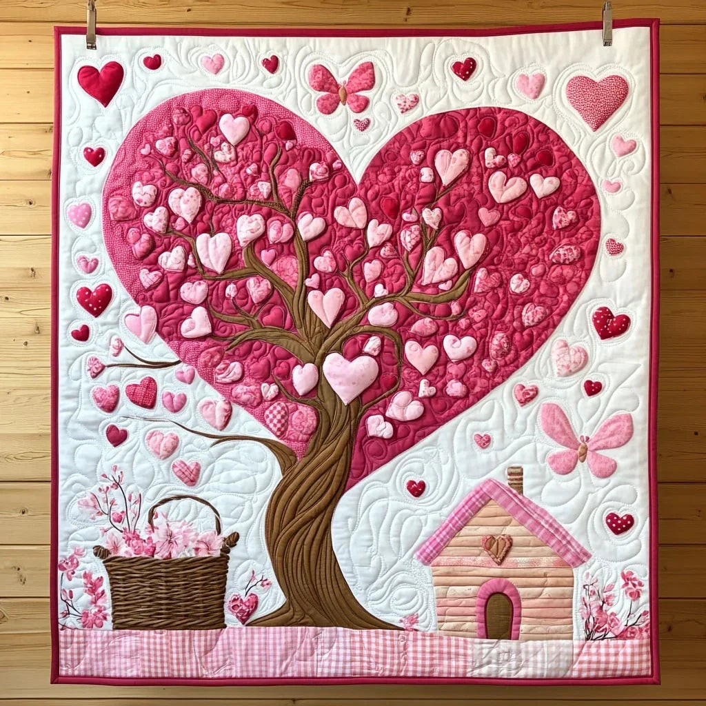 The Loving Tree Quilt Blanket
