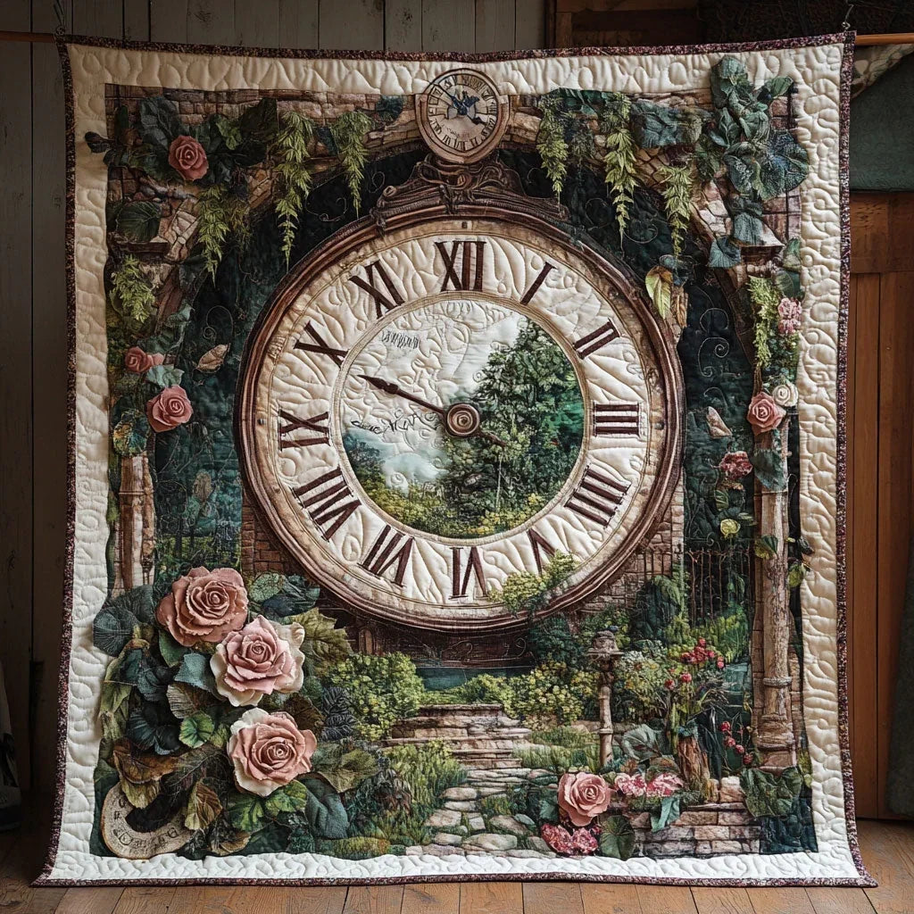 Timeless Clock Quilt Blanket