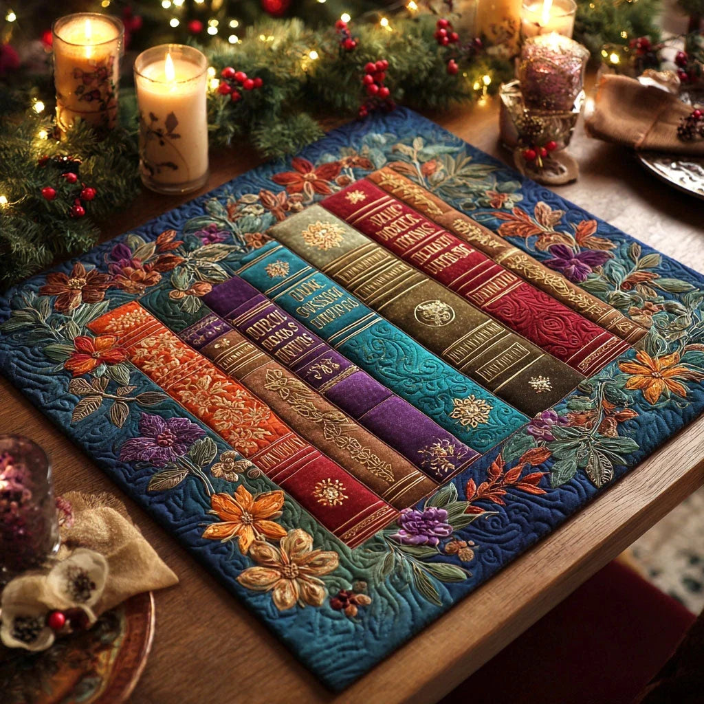 Timeless Volumes Quilted Table Topper