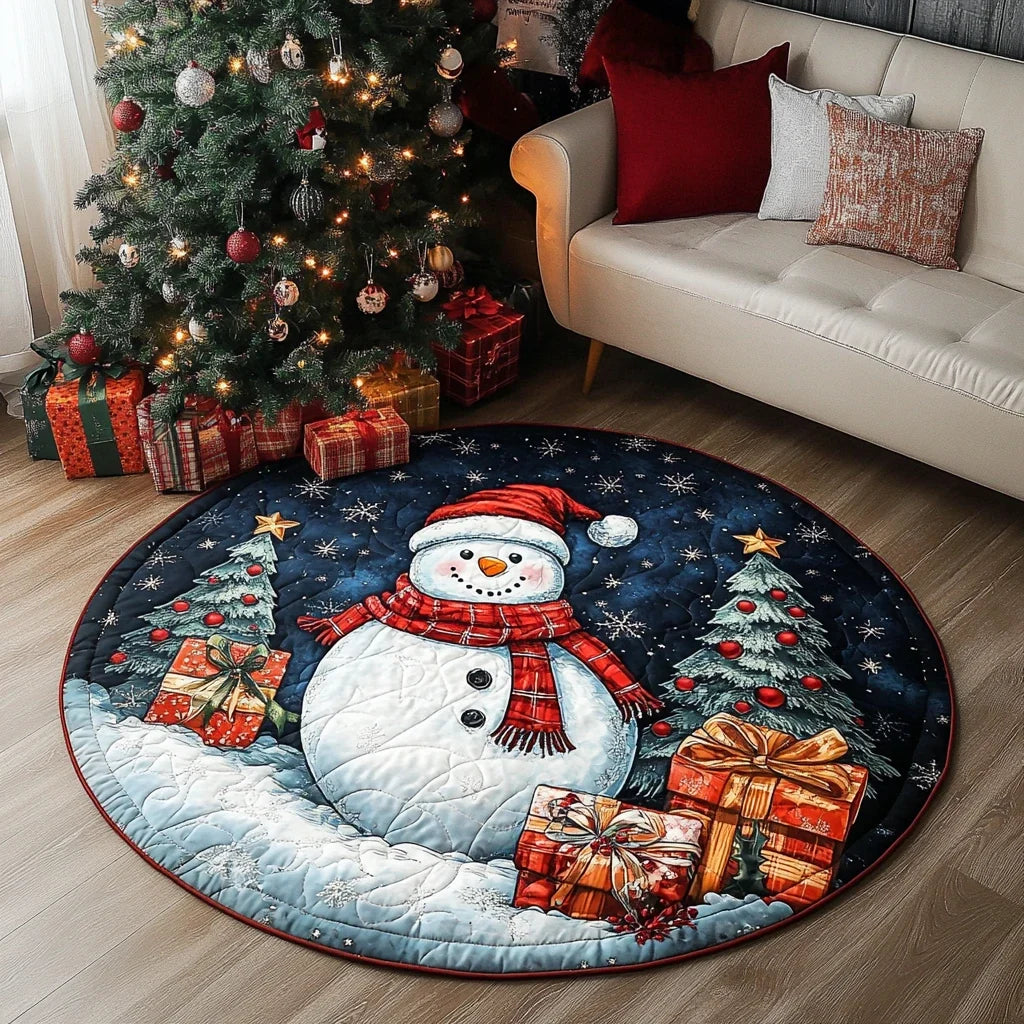 Tis the Season Quilted Round Mat