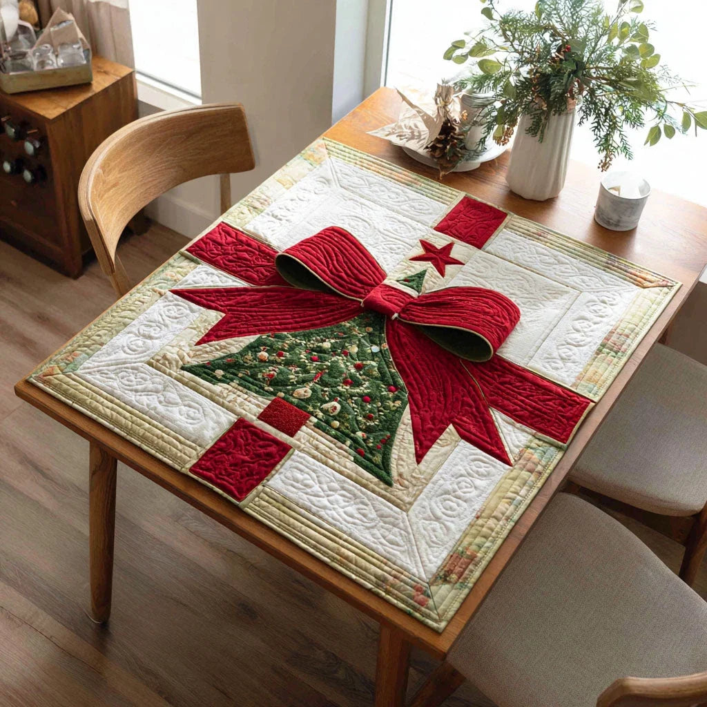 Tree Knot Quilted Table Topper
