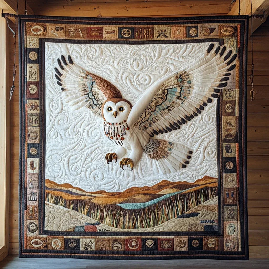 Tribal Hunter Quilt Blanket