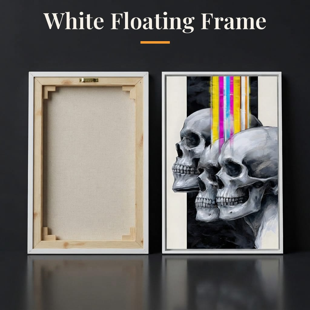 Trilogy of Modern Mortality Canvas Wall Art