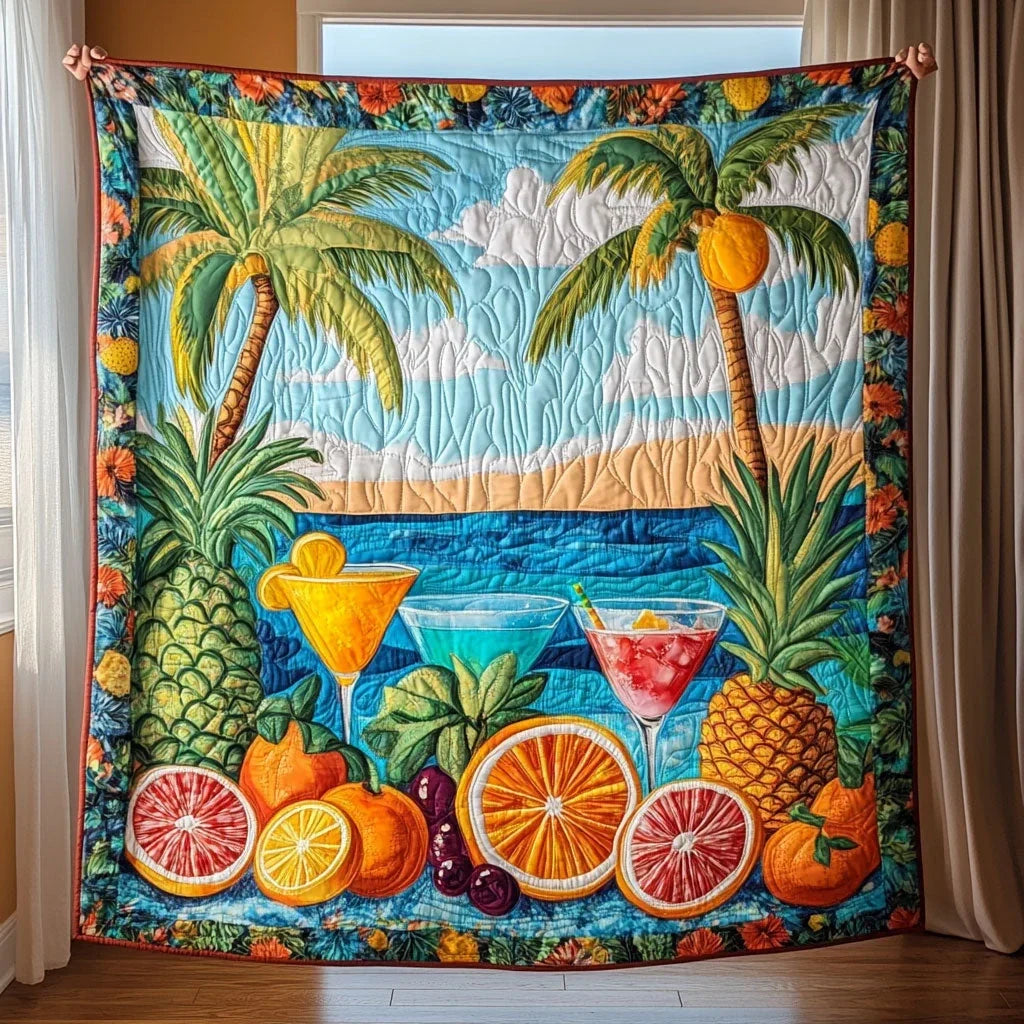 Tropical Breeze Quilt Blanket