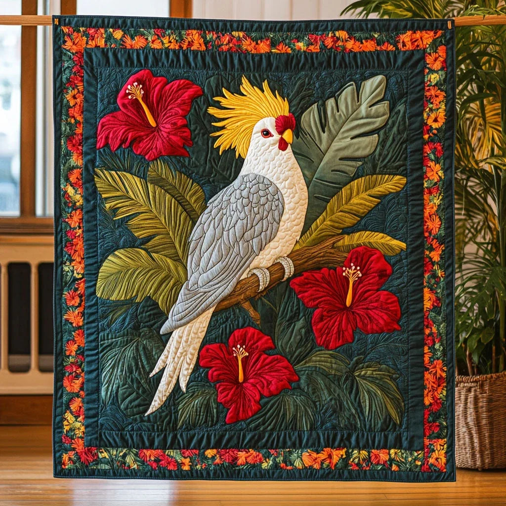 Tropical Charming Quilt Blanket