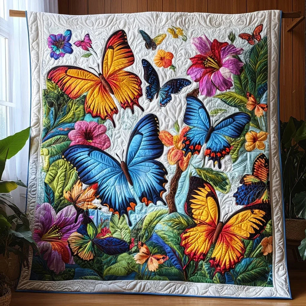 Tropical Wing Quilt Blanket