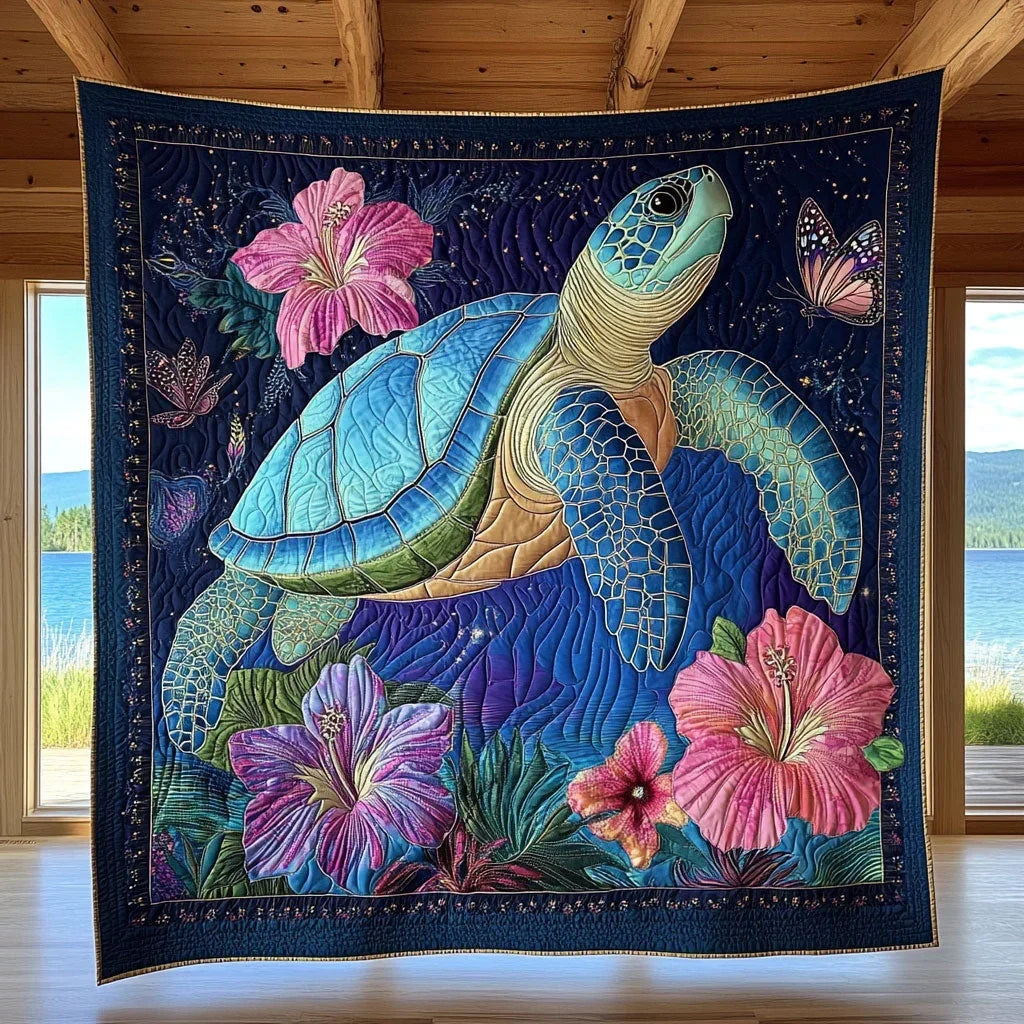 Turtle Dream Quilt Blanket