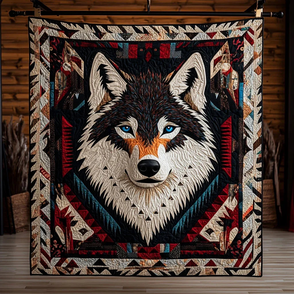 Twilight Wolf Quilt Blanket