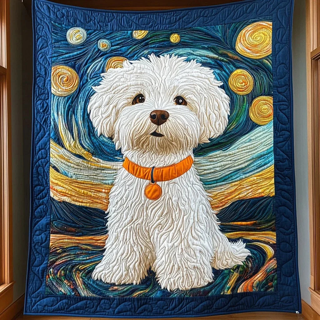 Twinkle Pup Dreams Quilt Blanket