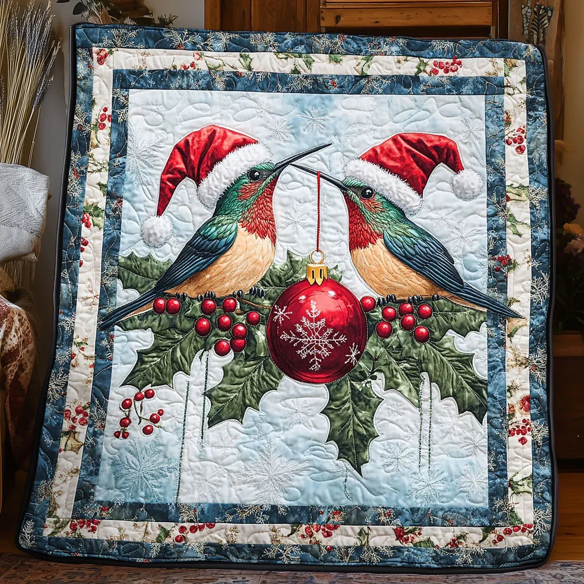 Twinklewing Christmas Quilt Blanket