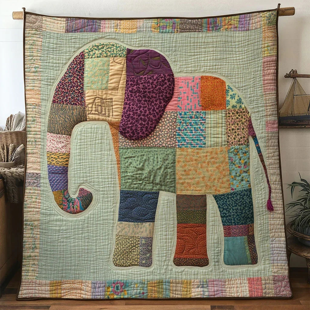 Unity Elephant Quilt Blanket