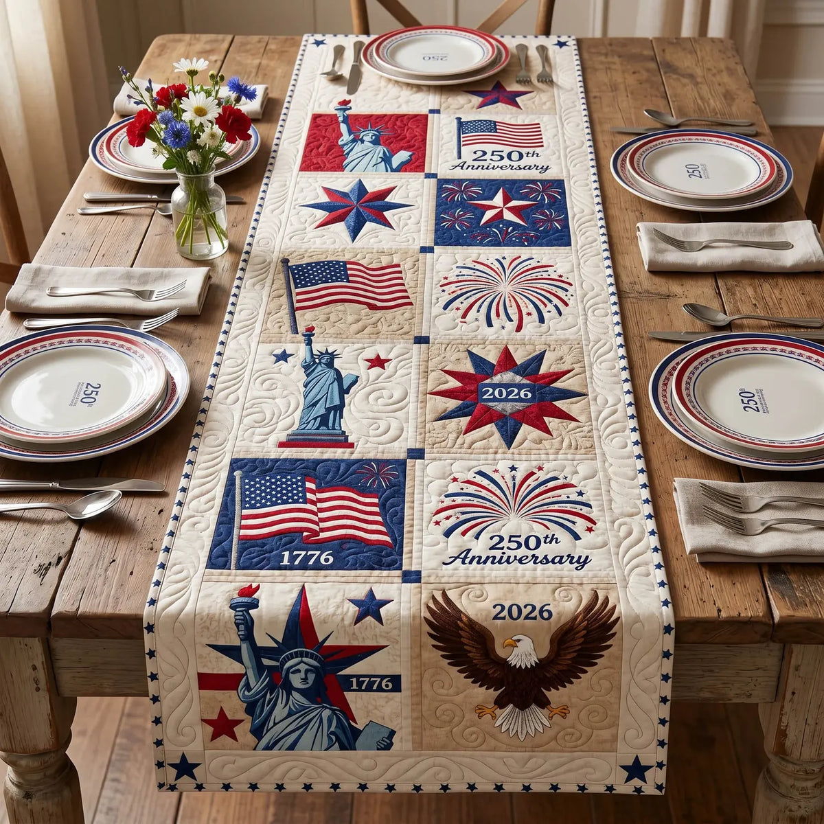 Unity Legacy Quilted Table Runner
