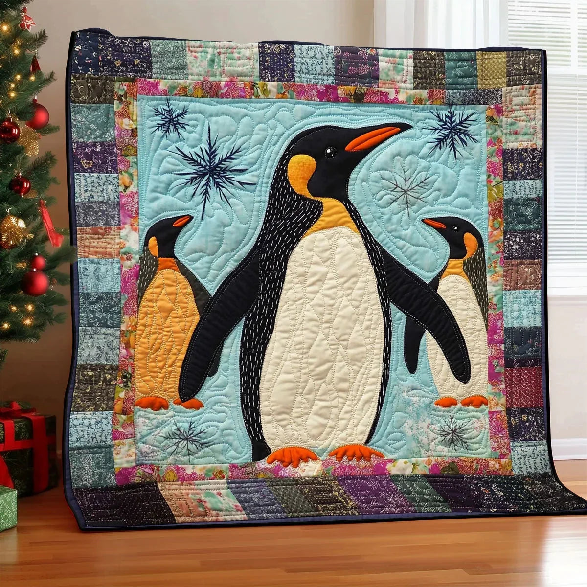 Waddle Wonderland Quilt Blanket