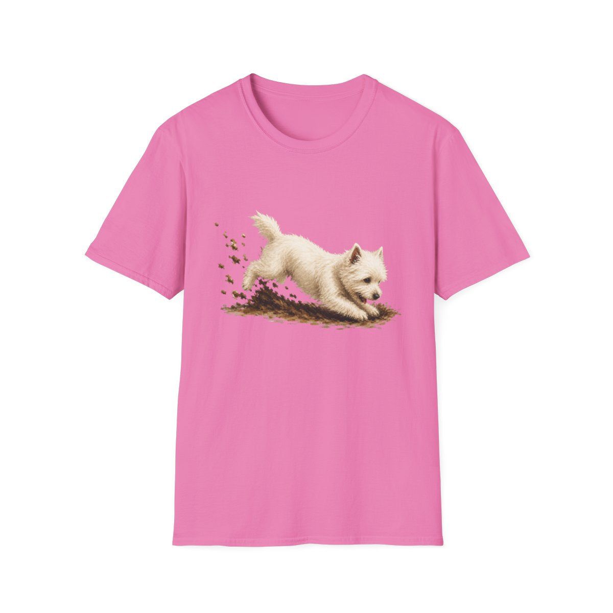Westie Excavating Mode On Tee