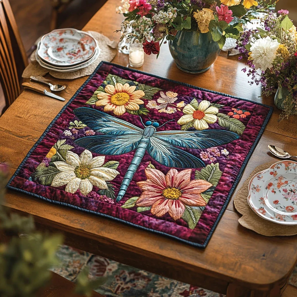 Whisper Wing Quilted Table Topper