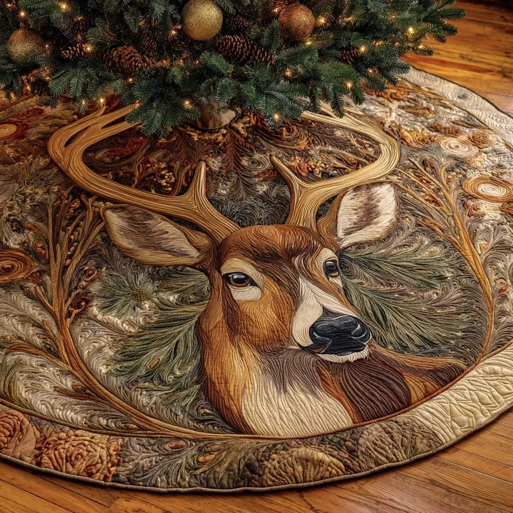 Whispering Grove Quilted Tree Skirt