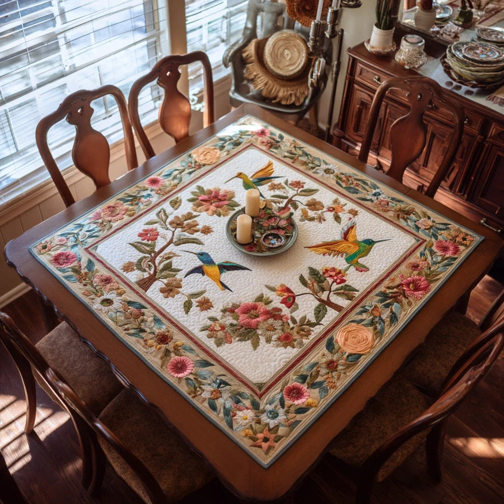 Whispering Wings Quilted Table Topper