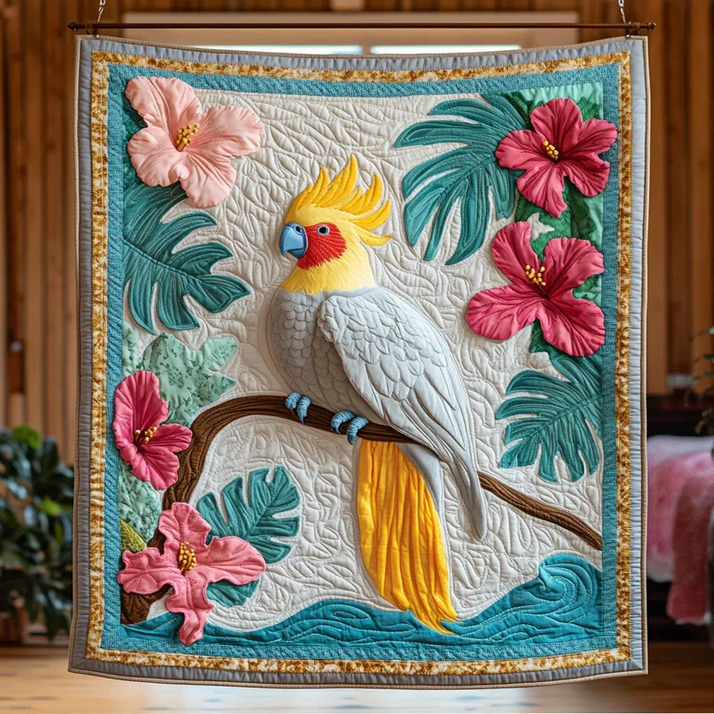 White Whisper Quilt Blanket