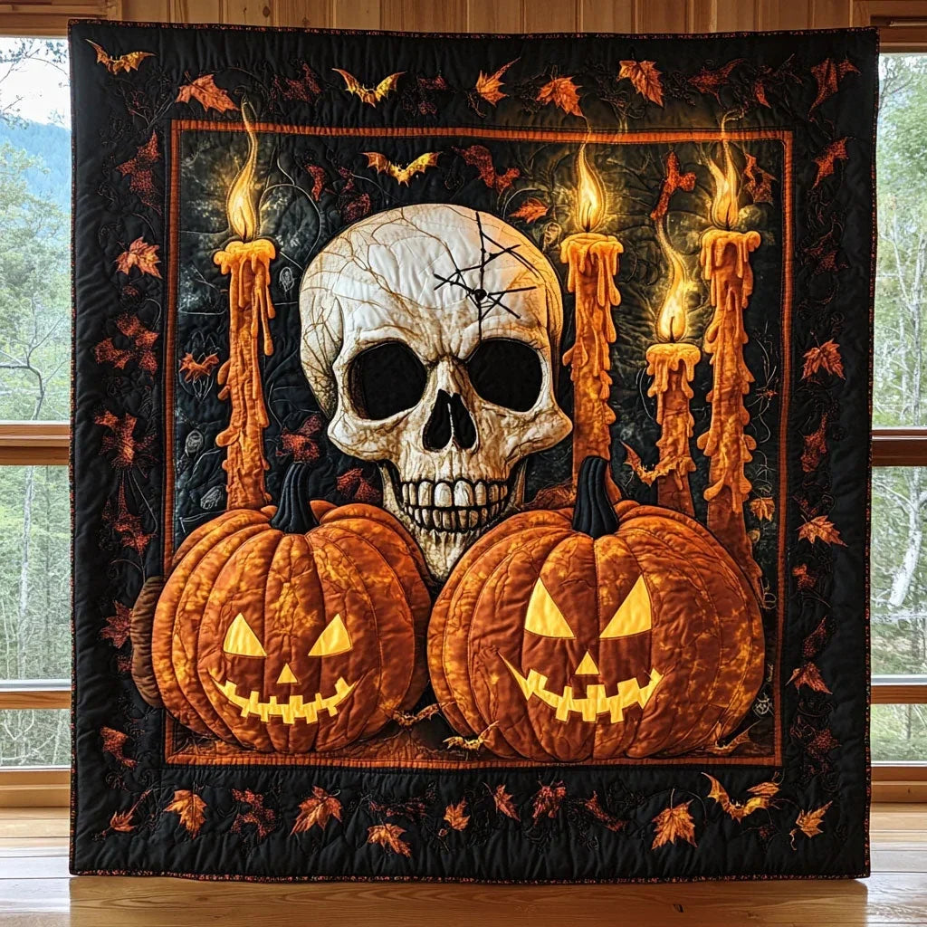 Wicked Candle Quilt Blanket