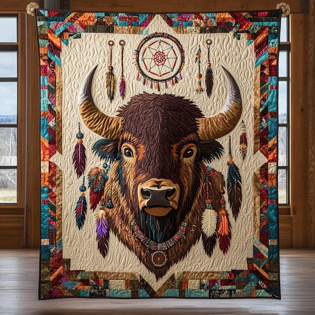 Wild Guardian Quilt Blanket