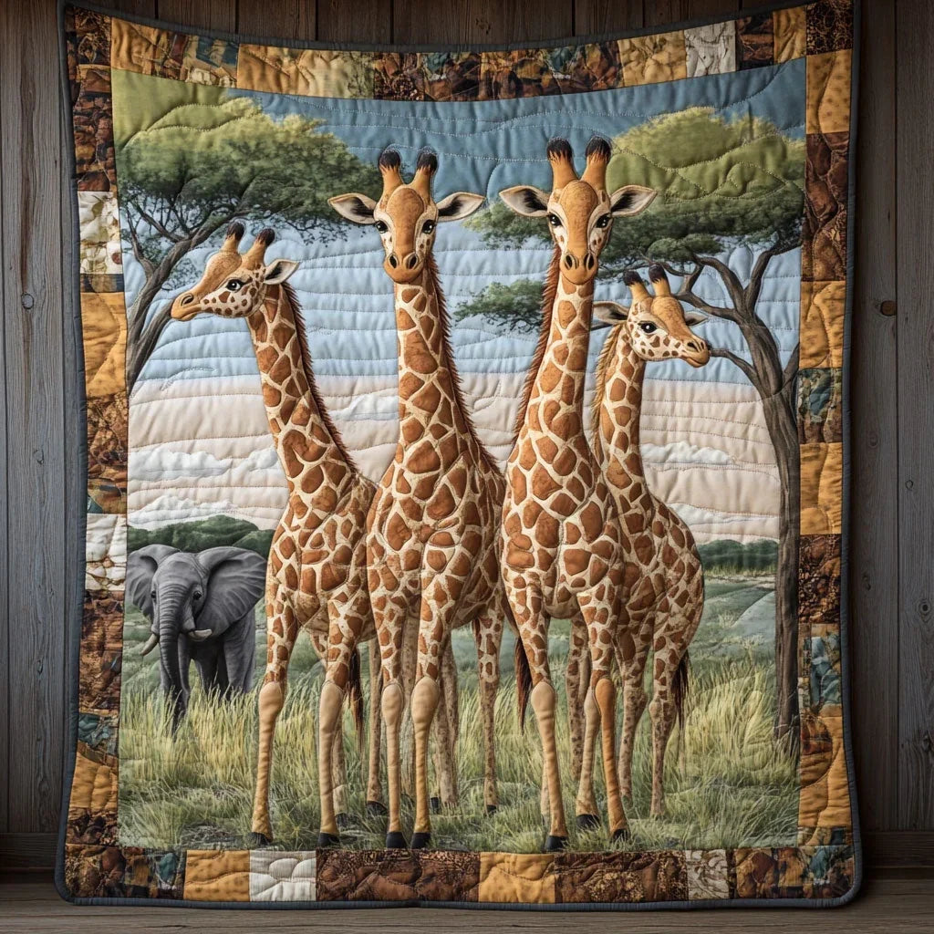 Wild Life Family Quilt Blanket