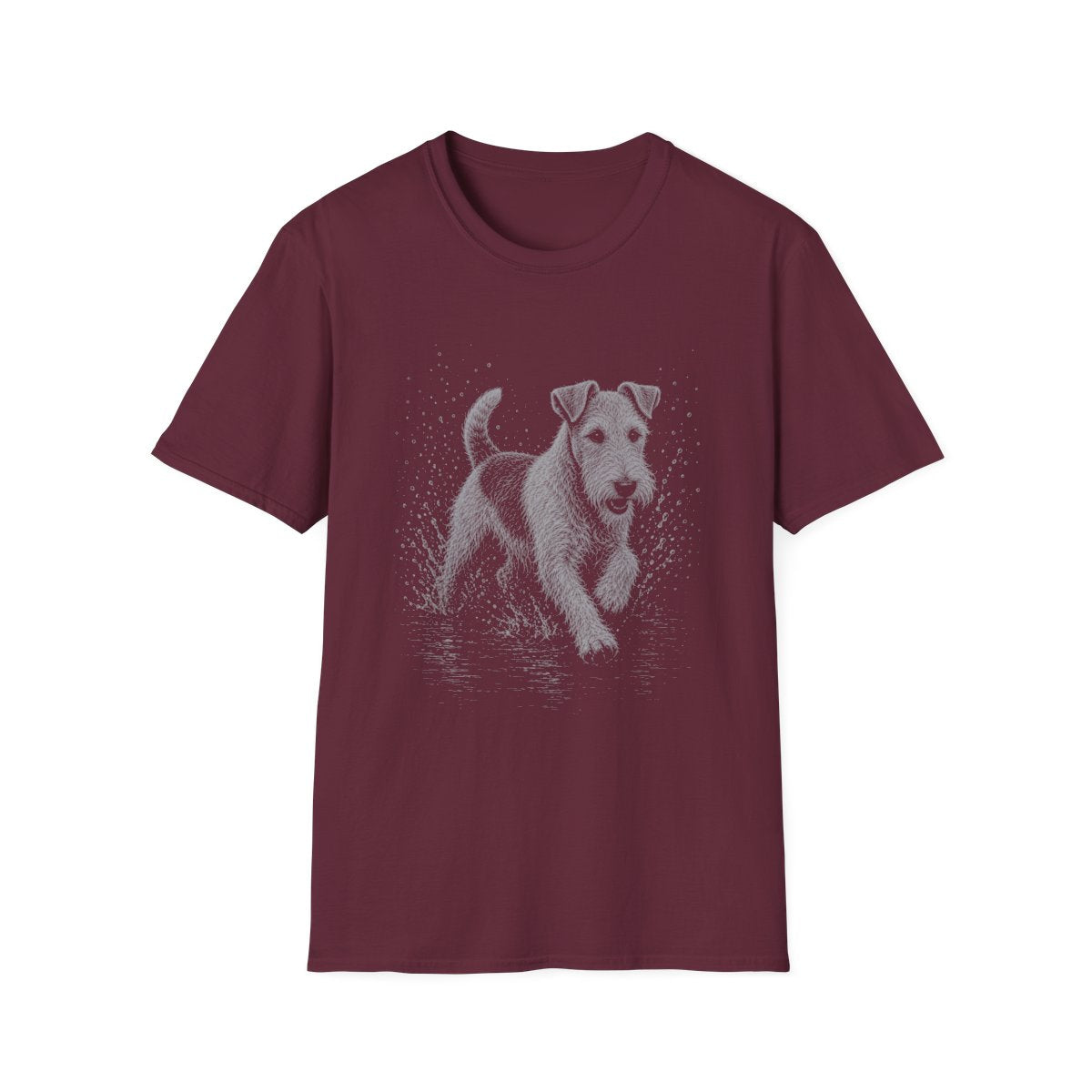 Wire Fox Terrier Water Run Tee