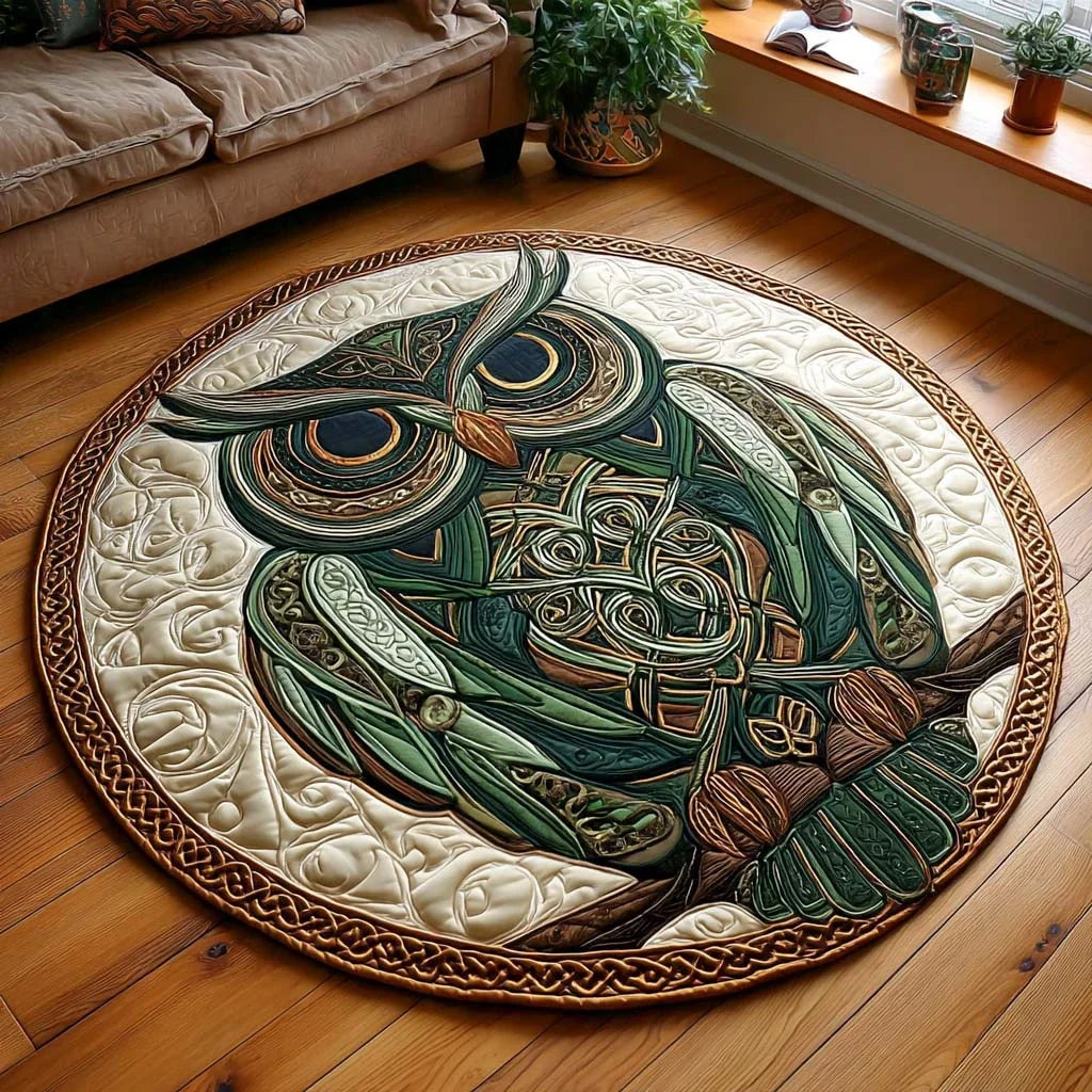 Wise Guardian Quilted Round Mat