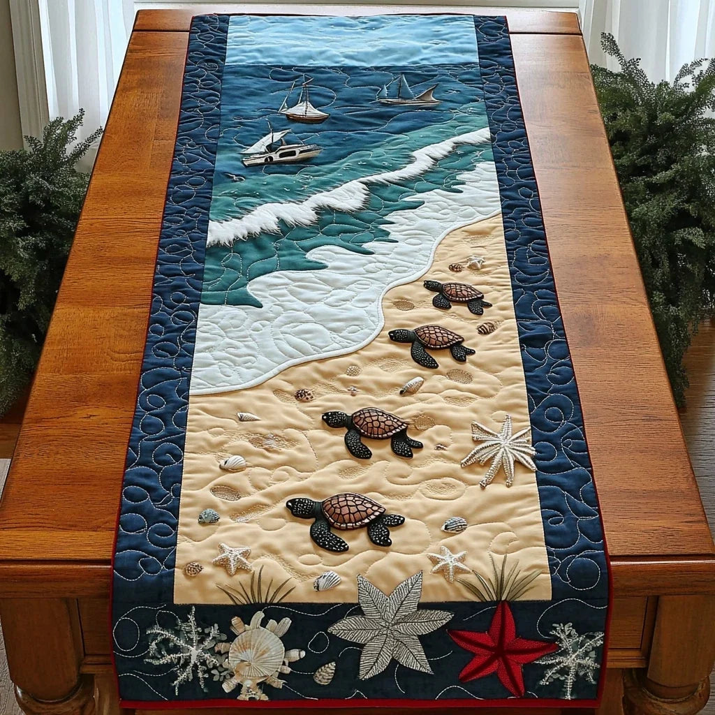 Wise Wanderer Quilted Table Runner