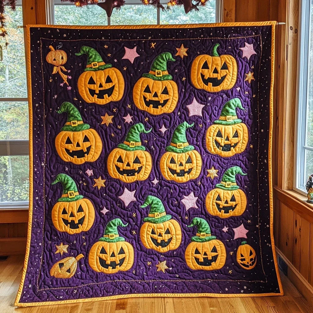 Witchy Patch Quilt Blanket