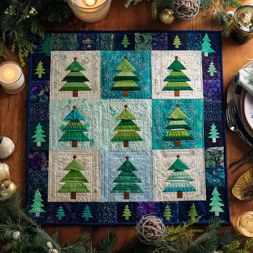 Woodland Echoes Quilted Table Topper