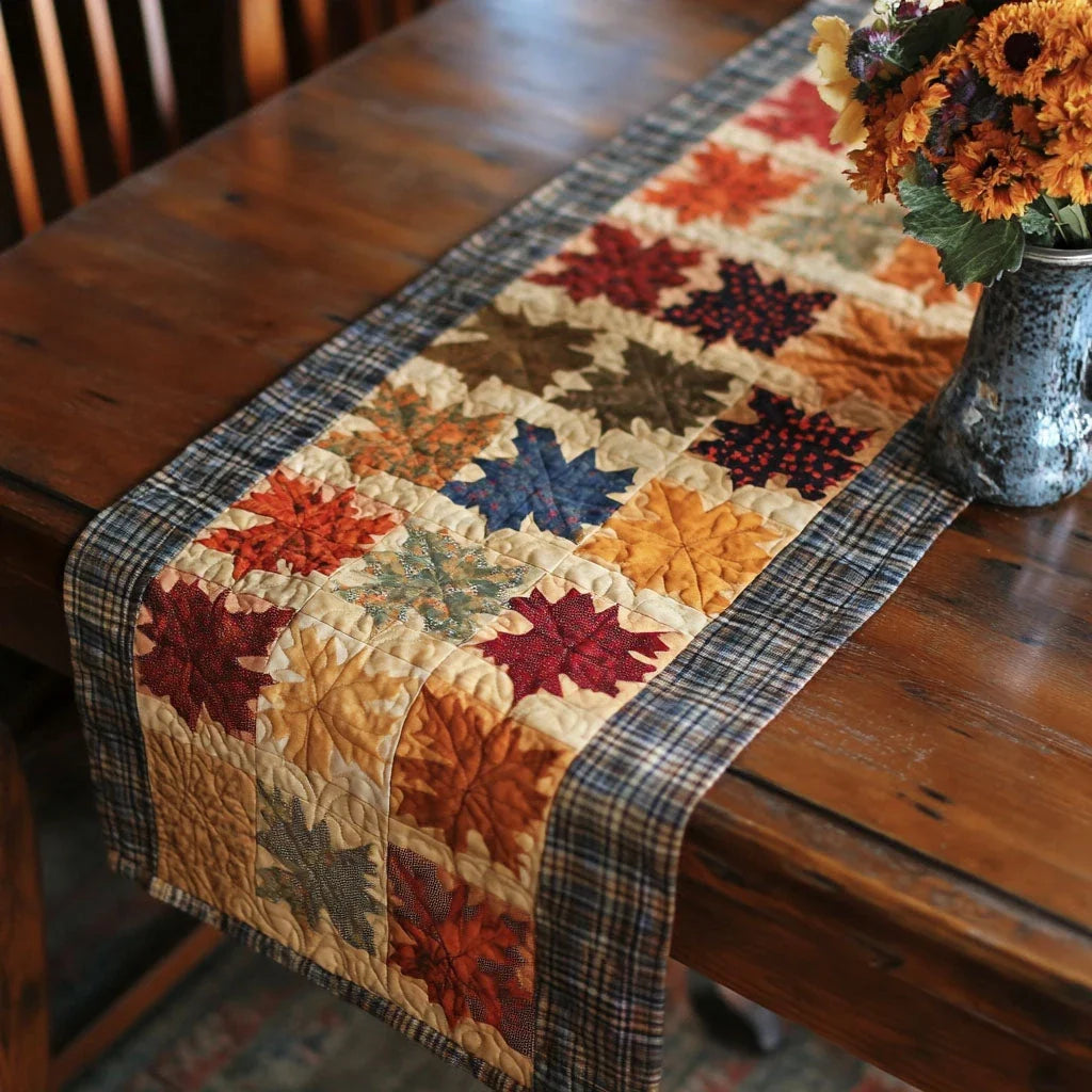 Woodland Fall Quilted Table Runner