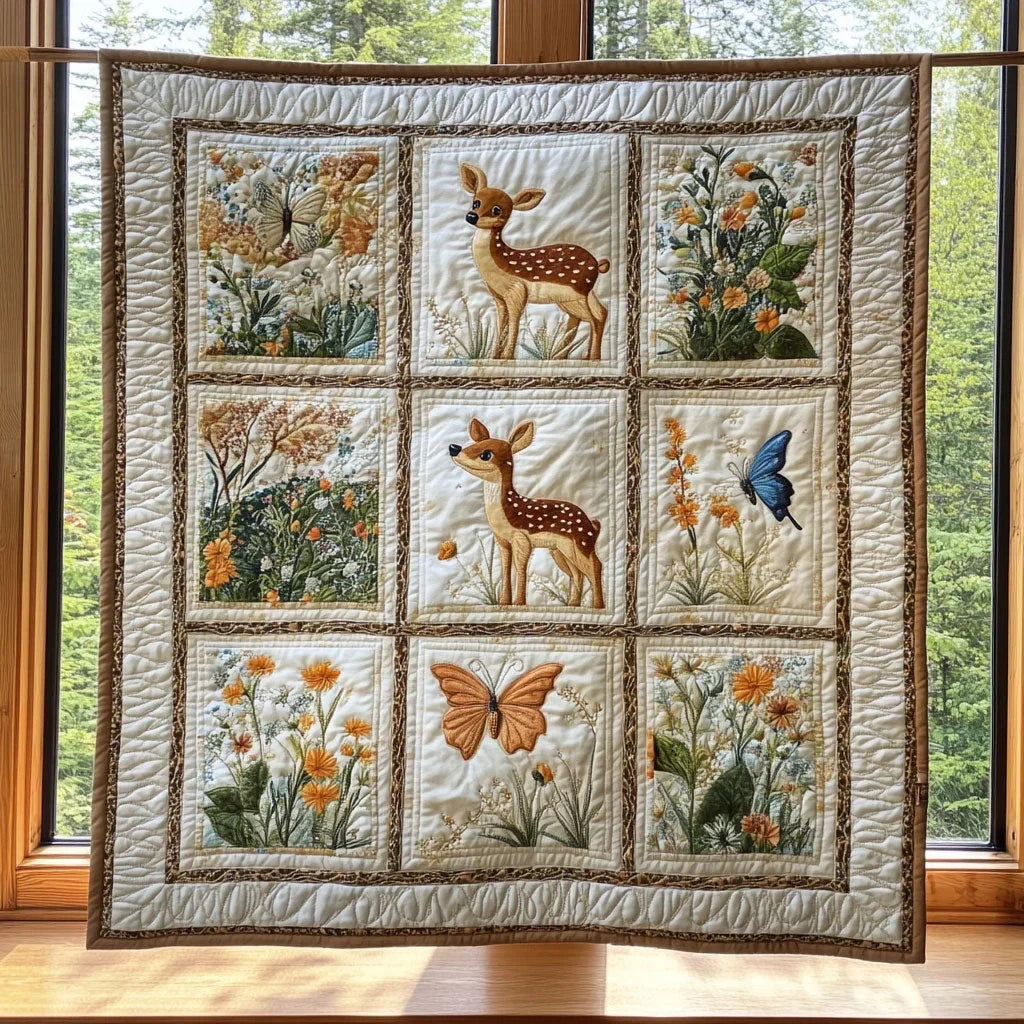 Woodland Harmony Quilt Blanket