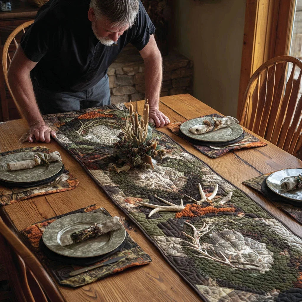 Woodland Spirit Quilted Table Runner