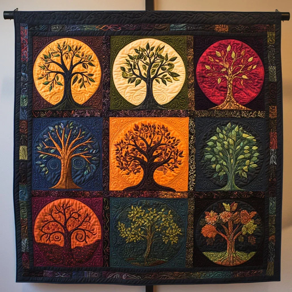 World Tree Quilt Blanket