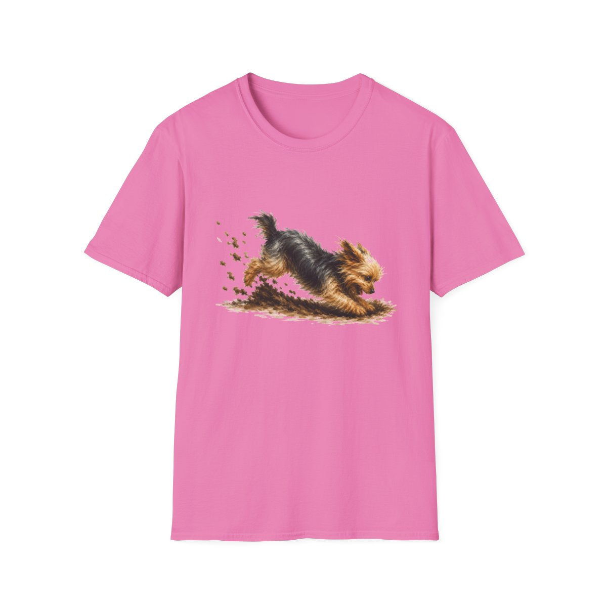 Yorkie Excavating Mode On Tee