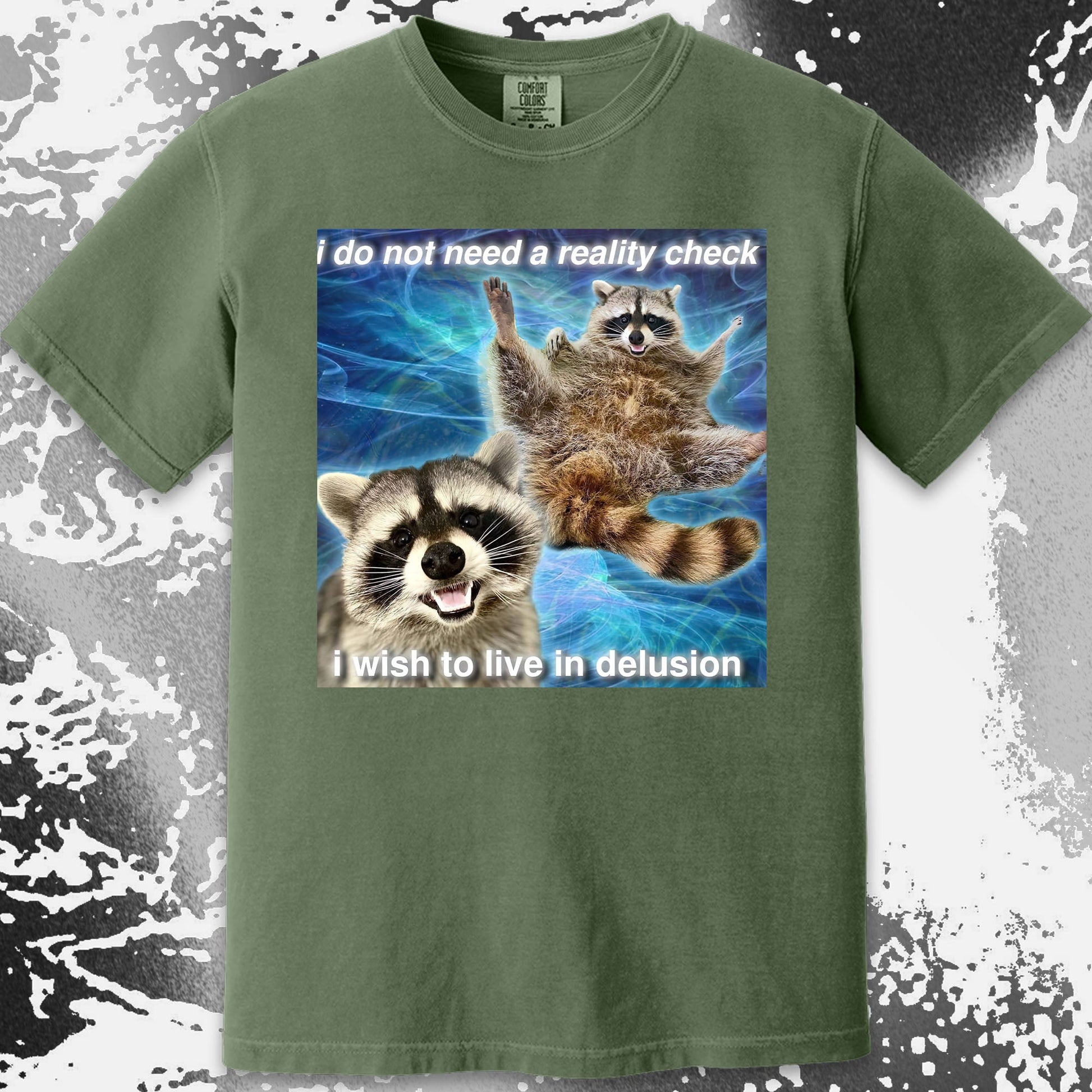 I Do Not Need a Reality Check Raccoon T-Shirt, funny meme tee gift (view 9)