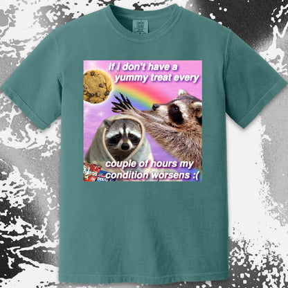 If I Don't Have a Yummy Treat Raccoon T-Shirt, funny meme tee gift (view 14)