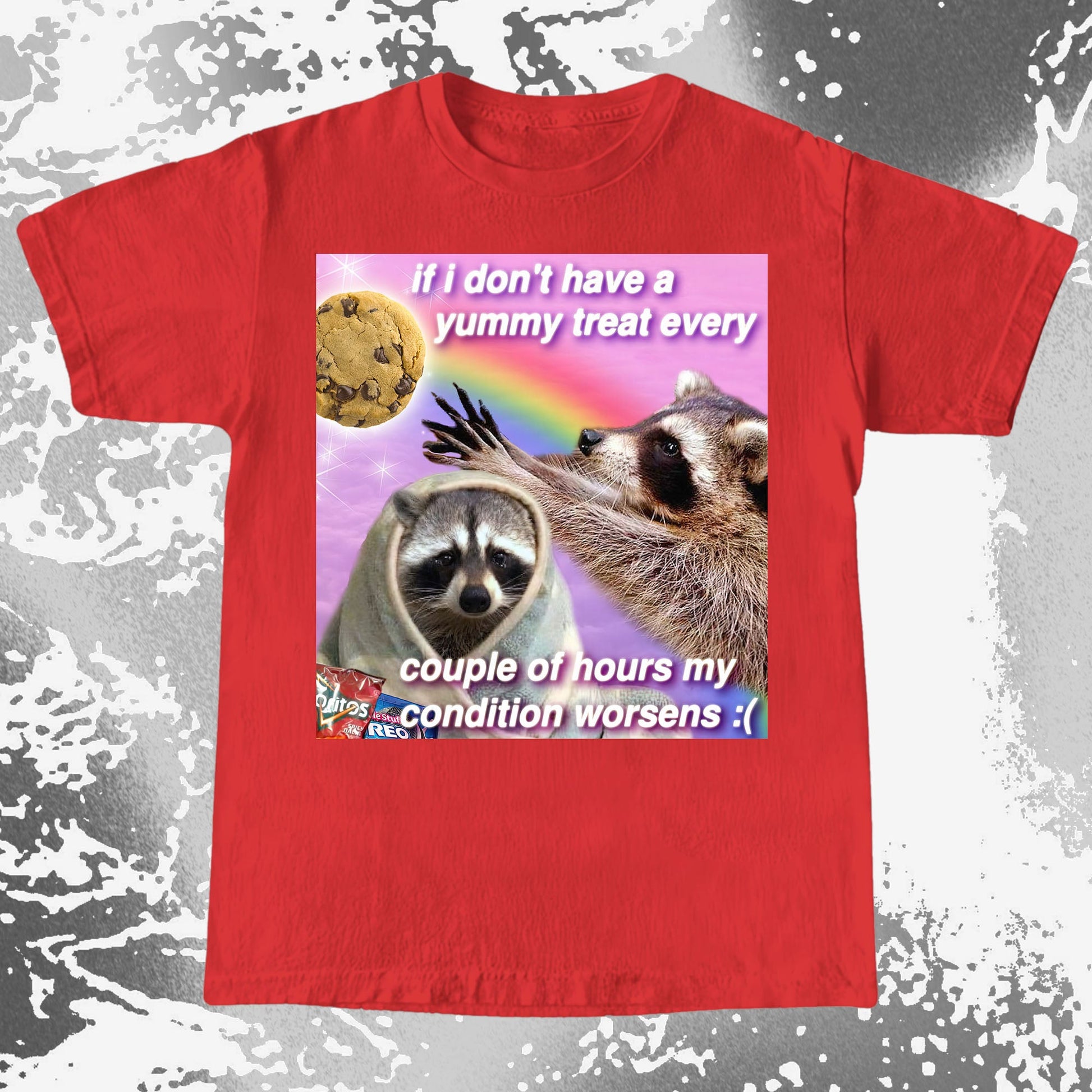 If I Don't Have a Yummy Treat Raccoon T-Shirt, funny meme tee gift (view 16)