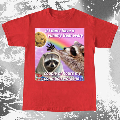 If I Don't Have a Yummy Treat Raccoon T-Shirt, funny meme tee gift (view 16)