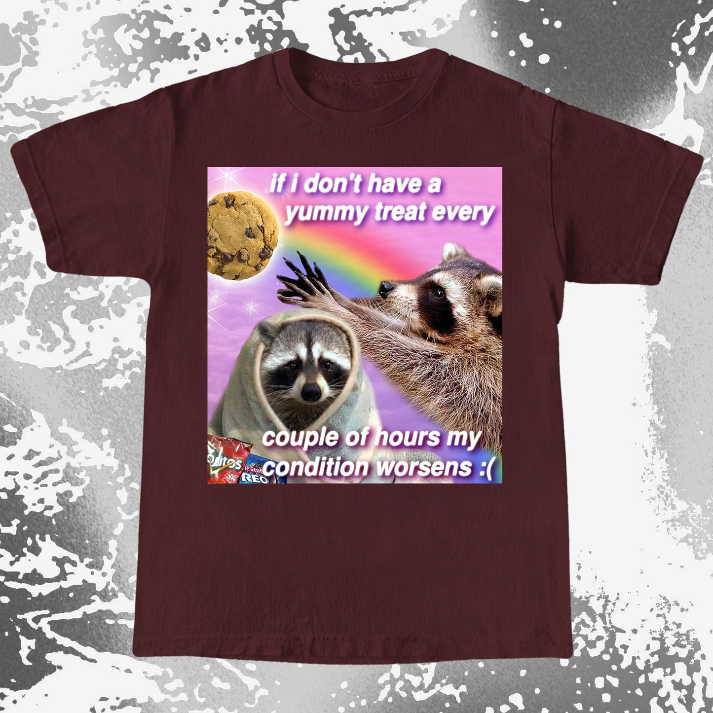 If I Don't Have a Yummy Treat Raccoon T-Shirt, funny meme tee gift (view 5)