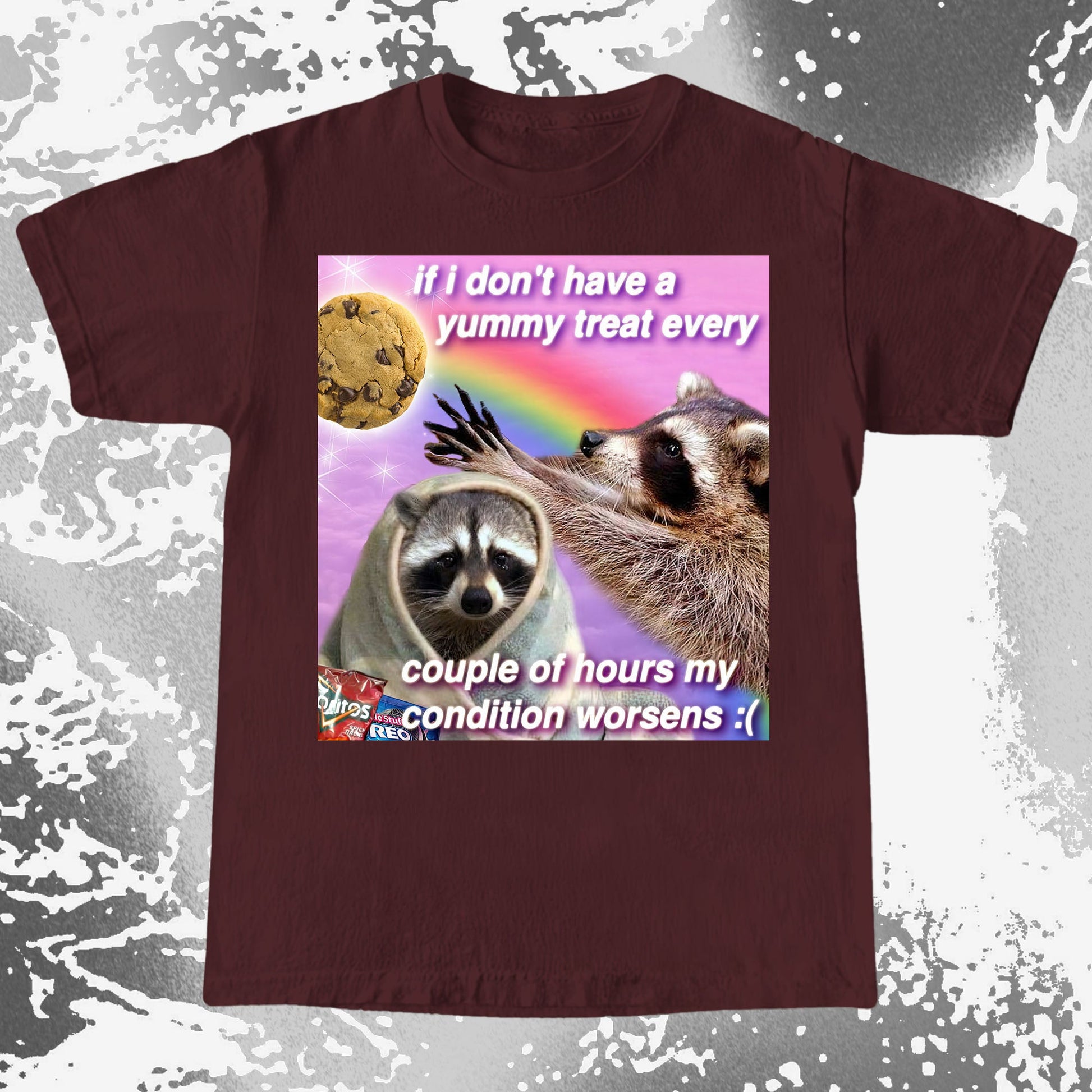 If I Don't Have a Yummy Treat Raccoon T-Shirt, funny meme tee gift (view 5)