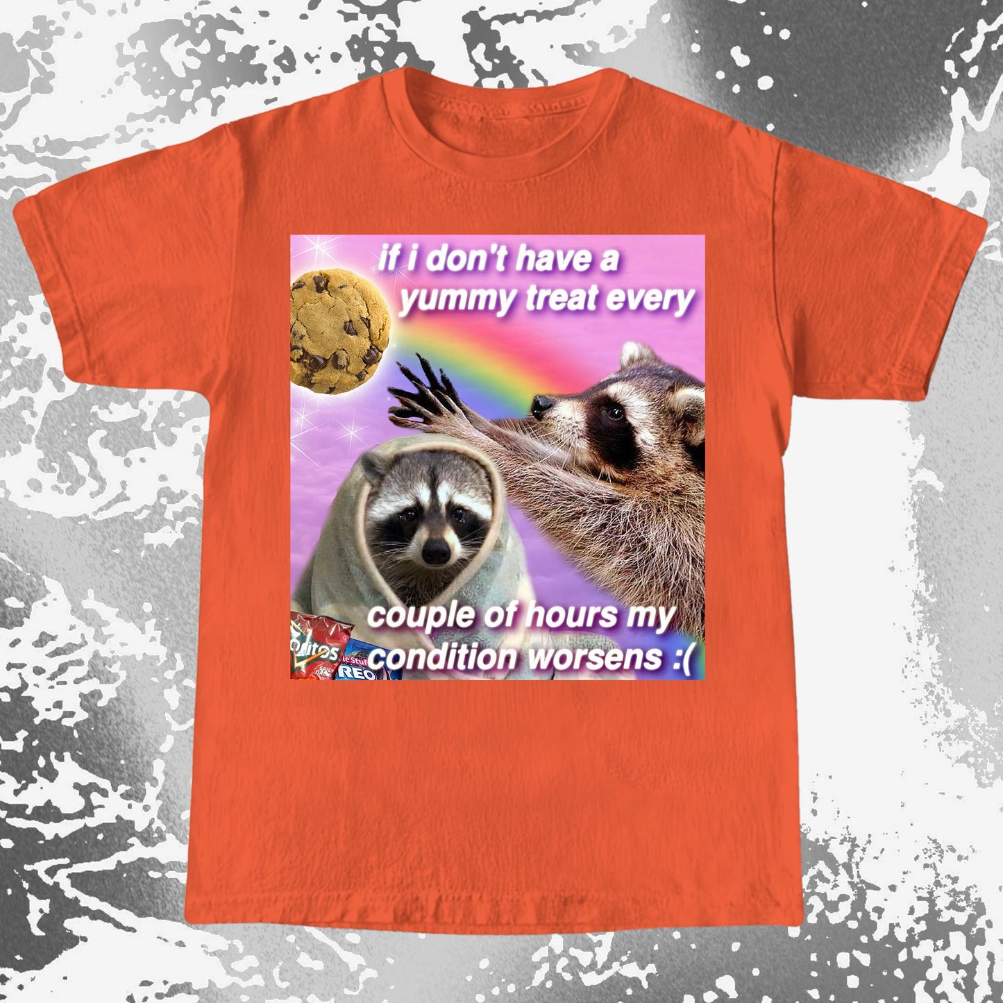 If I Don't Have a Yummy Treat Raccoon T-Shirt, funny meme tee gift (view 8)