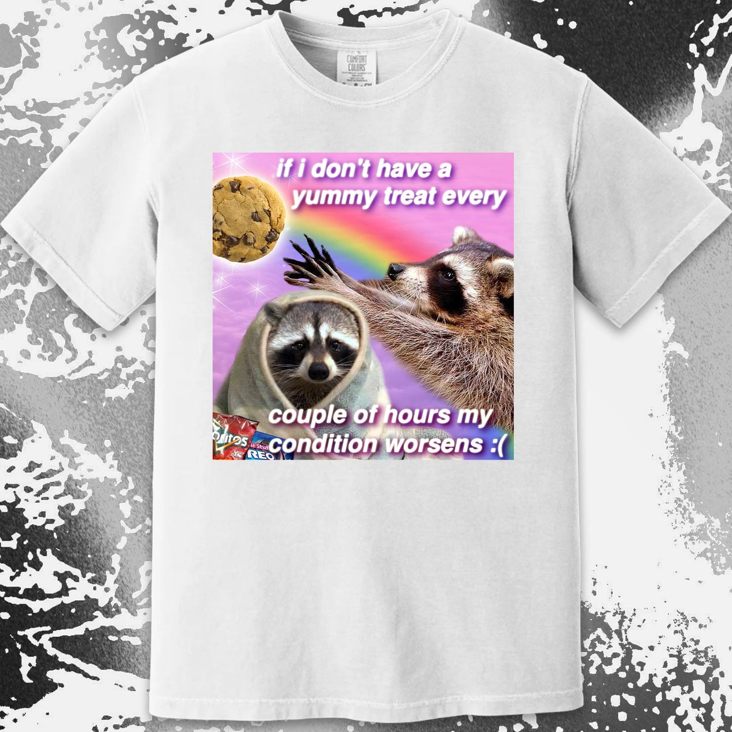 If I Don't Have a Yummy Treat Raccoon T-Shirt, funny meme tee gift (view 11)