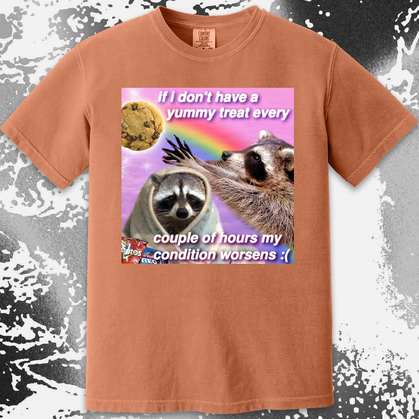 If I Don't Have a Yummy Treat Raccoon T-Shirt, funny meme tee gift (view 12)