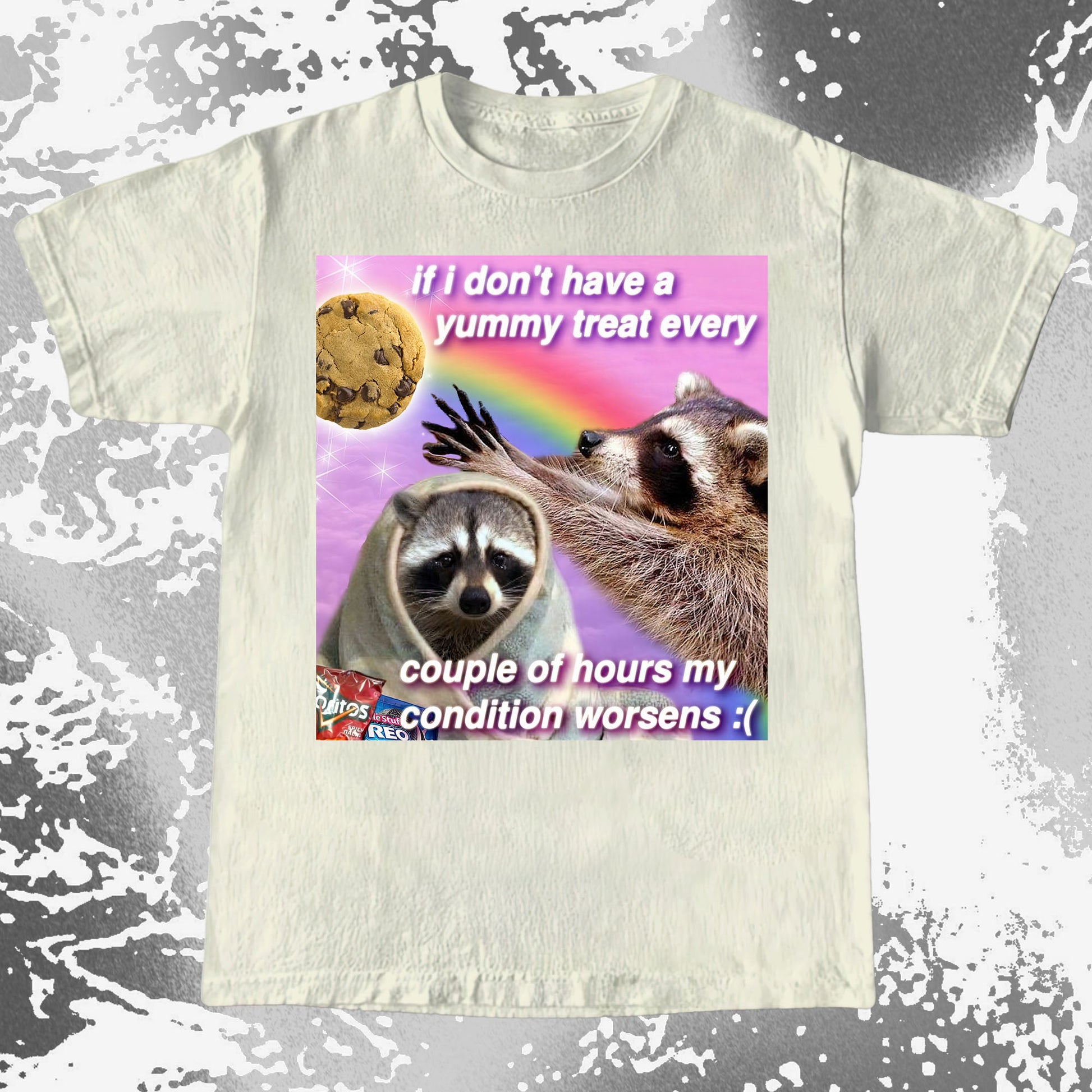 If I Don't Have a Yummy Treat Raccoon T-Shirt, funny meme tee gift (view 4)